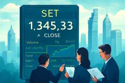 อัปเดตดัชนี SET ปิดตลาดวันนี้ และแนวโน้มตลาดหุ้น